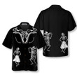 Dancing Skeleton Dia De Los Muertos Hawaiian Shirt, Day Of The Dead Gift Shirt