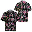 Funny Christmas Flamingo Hawaiian Shirt, Christmas Tropical Shirt For Men, Best Xmas Gift Idea