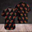 Flaming Angry Skull EZ22 2710 Hawaiian Shirt