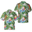 Funny Tropical Christmas Hawaiian Shirt, Funny Santa Claus Shirt For Christmas