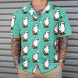 Ducks In Tiffany Blue Hawaiian Shirt