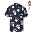 Funny Santa Claus Face Custom Hawaiian Shirt, Funny Santa Shirt, Personalized Christmas Gift