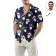 Funny Santa Claus Face Custom Hawaiian Shirt, Funny Santa Shirt, Personalized Christmas Gift