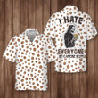 I Hate Everyone But Caffeine Help Hawaiian Shirt, Funny Coffee Bean Shirt, Best Gift For Coffee Lovers