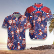Bluebonnet Don't Mess with Texas Hawaiian Shirt For Men Blue Version, Texas State Shirt, Proud Texas Shirt Men
