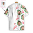 Funny Custom Face Flamingo 01 EZ03 2710 Custom Hawaiian Shirt