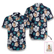 Funny Custom Face Floral Pattern seamless 01 EZ03 2710 Custom Hawaiian Shirt