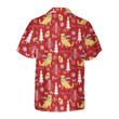 Red Christmas Golden Retriever Hawaiian Shirt, Golden Retriever Christmas Hawaiian Shirt, Best Christmas Gift For Golden Retriever Lover