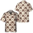 Retro Jeeps Seamless Pattern Hawaiian Shirt, Vintage Jeep Button Up Shirt For Men