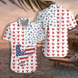 Rooster American Flag V2 Hawaiian Shirt