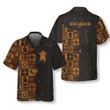 Native American Aztec Ethnic Hawaiian Shirt, American Indian Ethinic Pattern Shirt