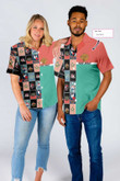 Red Blue Vintage Bowling Hawaiian Shirt, Unique Bowling Shirt, Best Gift For Bowling Players
