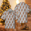 Pug In Sweater And Winter Hat Hawaiian Shirt, Funny Pug Christmas Shirt