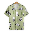 Panda Leaf Pattern Hawaiian Shirt