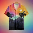 LGBT Sunset With Heart Hawaiian Shirt