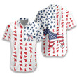 Schnauzer American Flag Hawaiian Shirt
