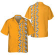 Peanut Leaves Hawaiian Shirt, Cute Peanut Butter Shirt Design, Yellow Peanut Butter Themed Shirt For Adults