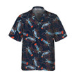 Lobster With Coral Reef Hawaiian Shirt, Funny Lobster Print Shirt For Men & Women