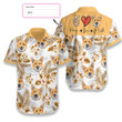 Personalized Peace Love Corgi EZ03 2811 Custom Hawaiian Shirt