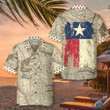 Old Map of Texas Vintage Texas Hawaiian Shirt, Unique Texas Shirt For Texas Lovers