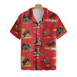 Rodeo Seamless Pattern Hawaiian Shirt Red Version, Texas Native Western Shirt, Proud Texas Shirt For Men