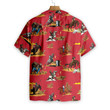 Rodeo Seamless Pattern Hawaiian Shirt Red Version, Texas Native Western Shirt, Proud Texas Shirt For Men