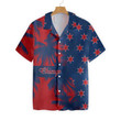Red & Blue Chicago Hawaiian Shirt