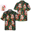 Christmas Golden Retriever Custom Hawaiian Shirt, Funny Golden Retriever Shirt, Personalized Christmas Gift