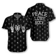 Peace Love Rock Goth EZ20 2610 Hawaiian Shirt