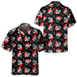 Merry Christmas Black Hawaiian Shirt, Funny Christmas Cat Shirt, Best Xmas Gift Idea