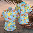 Tropical Drinks For Summer Bartender Hawaiian Shirt