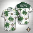 New Orleans Saints Football Hawaiian Shirt Summer Button Up Shirt For Men Beach Wear Short Sleeve Hawaii Shirt