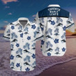 Toronto Maple Leafs Hawaiian Shirt White Men Women Beach Wear Short Sleeve Hawaii Shirt