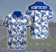 Kentucky Wildcats Basketball Logo Hawaii Shirt Summer Button Up Shirt For Men Beach Wear Short Sleeve Hawaii Shirt