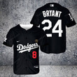 Dodgers Kobe Bryant Baseball Jersey Shirt 213 - Baseball Jersey LF
