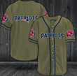 New England Patriots Colorful Baseball Shirt, Sport Baseball Jersey - Baseball Jersey LF