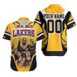 Los Angeles Laker Player style Western Conference Personalized Hawaiian Shirt