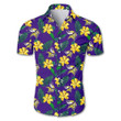 NFL minnesota vikings tropical flower Hawaiian Shirt White Men Women Beach Wear Short Sleeve Hawaii Shirt