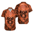 Clemson Tigers Ncaa Fan Skull Hawaiian Shirt
