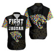 Fight like a Jacksonville Jaguars Autism Support Hawaiian Shirt