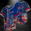 NFL Buffalo Bills 3D Printing Baseball Shirt - Baseball Jersey LF
