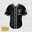 Las Vegas Raiders Baseball Shirt, NFL Raiders Baseball Jersey - Baseball Jersey LF