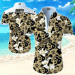 Colorado Buffaloes Hawaiian Shirt Summer Button Up Shirt For Men Beach Wear Short Sleeve Hawaii Shirt