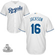 Royals #16 Bo Jackson White Stitched Baseball Jersey