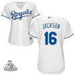 Royals #16 Bo Jackson White Home Fashion Women's Stitched Baseball Jersey