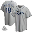 Men's Tampa Bay Rays Shane McClanahan Grey Replica Player Jersey