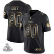Steelers 90 T.J. Watt Black Gold Vapor Untouchable Limited Jersey