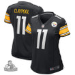Pittsburgh Steelers Home Game Jersey Black Chase Claypool Womens Jersey