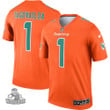 Men's Orange Miami Dolphins #1 Tua Tagovailoa Jersey