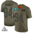 Miami Dolphins #94 Christian Wilkins Men's Limited Camo 2019 Salute to Service Jersey